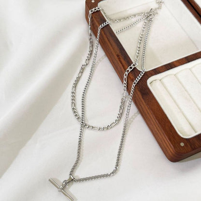 T-Bar Duo Necklace