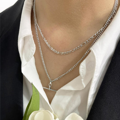 T-Bar Duo Necklace