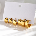 The Chubby Hoop Earring Set