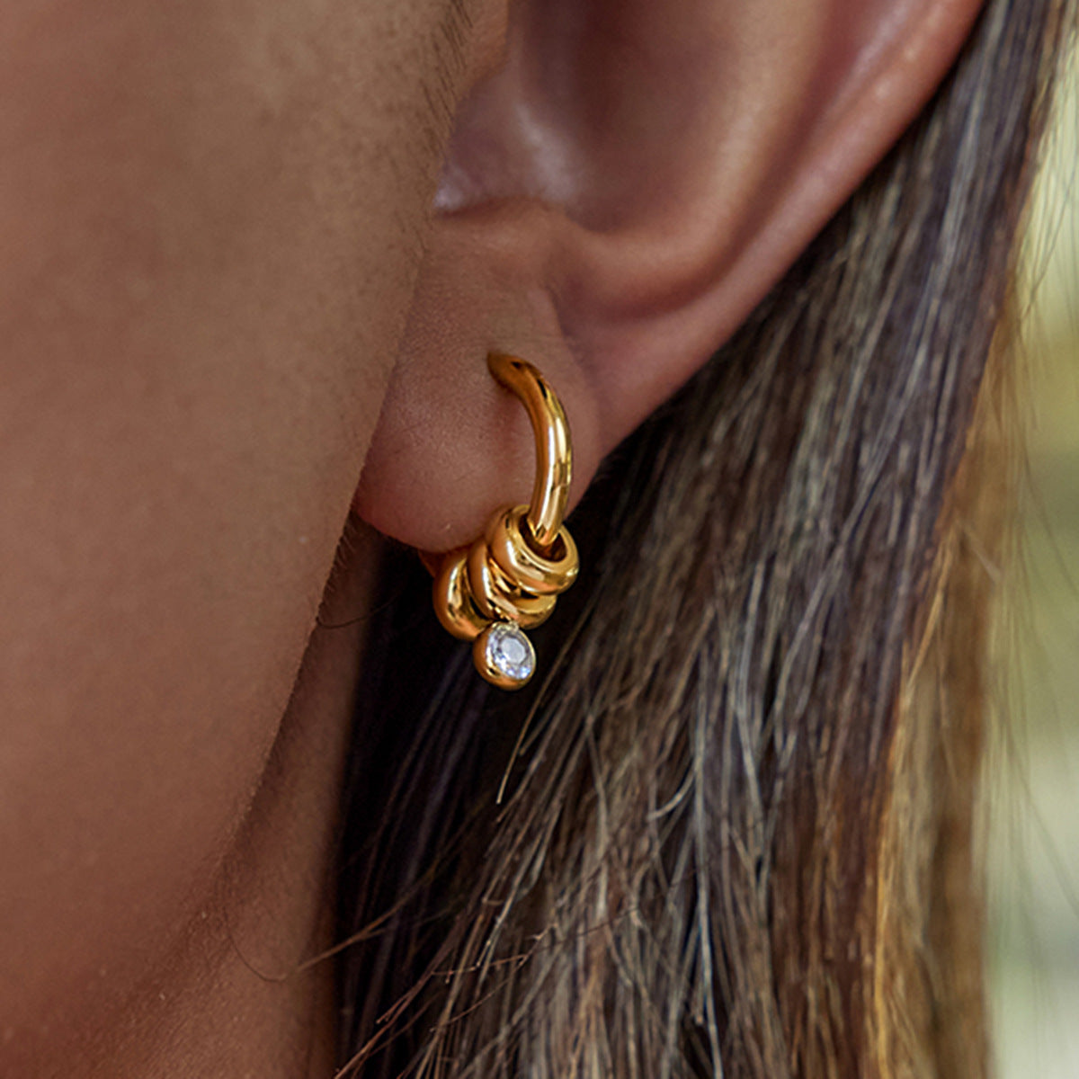 The Stacey Hoop Earrings