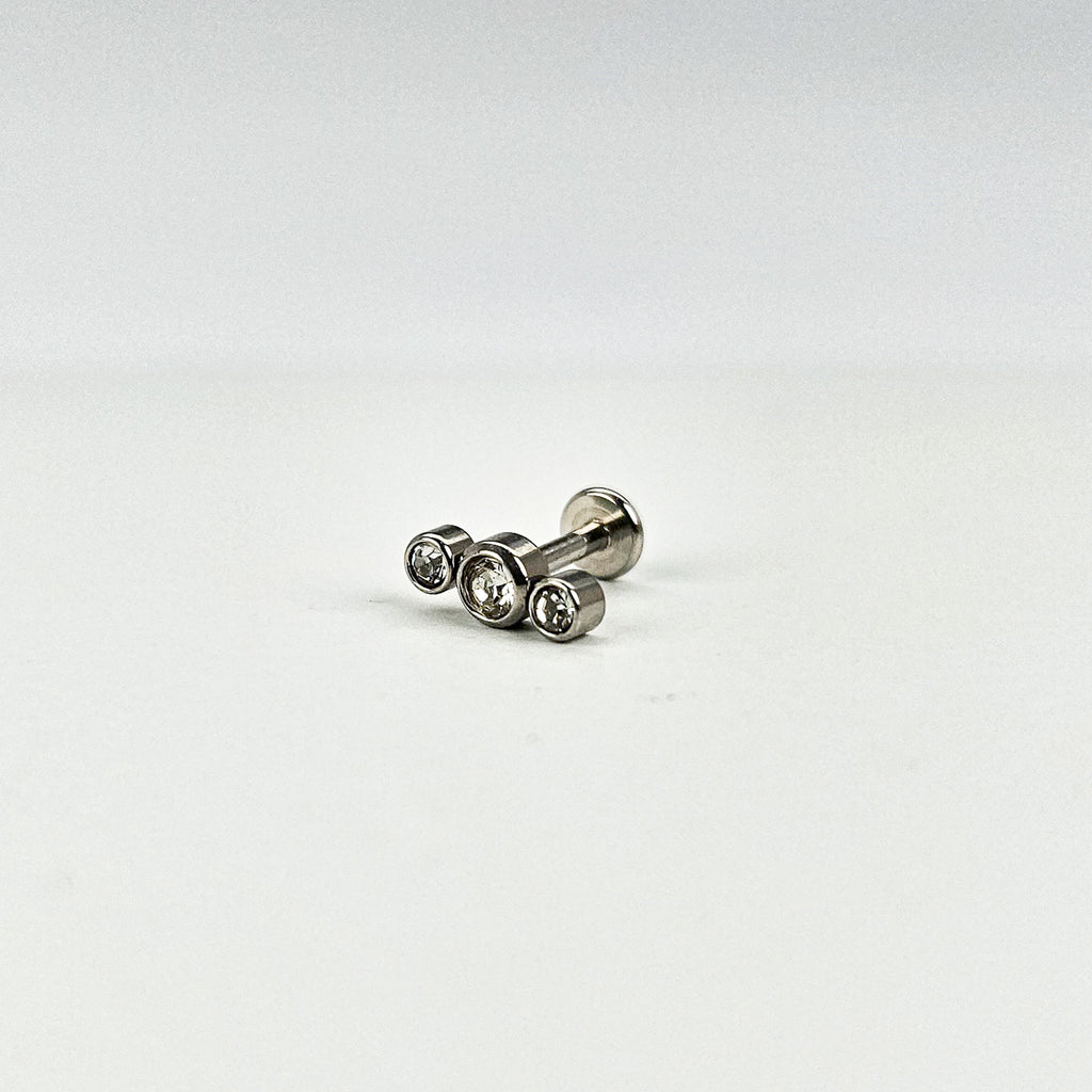 Three Sisters | Stainless Steel Flat Back Stud