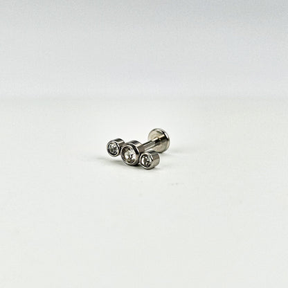 Three Sisters | Stainless Steel Flat Back Stud