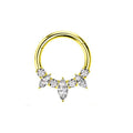1.2mm Tiara | Stainless Steel Seamless Clicker Ring 16G Gauge