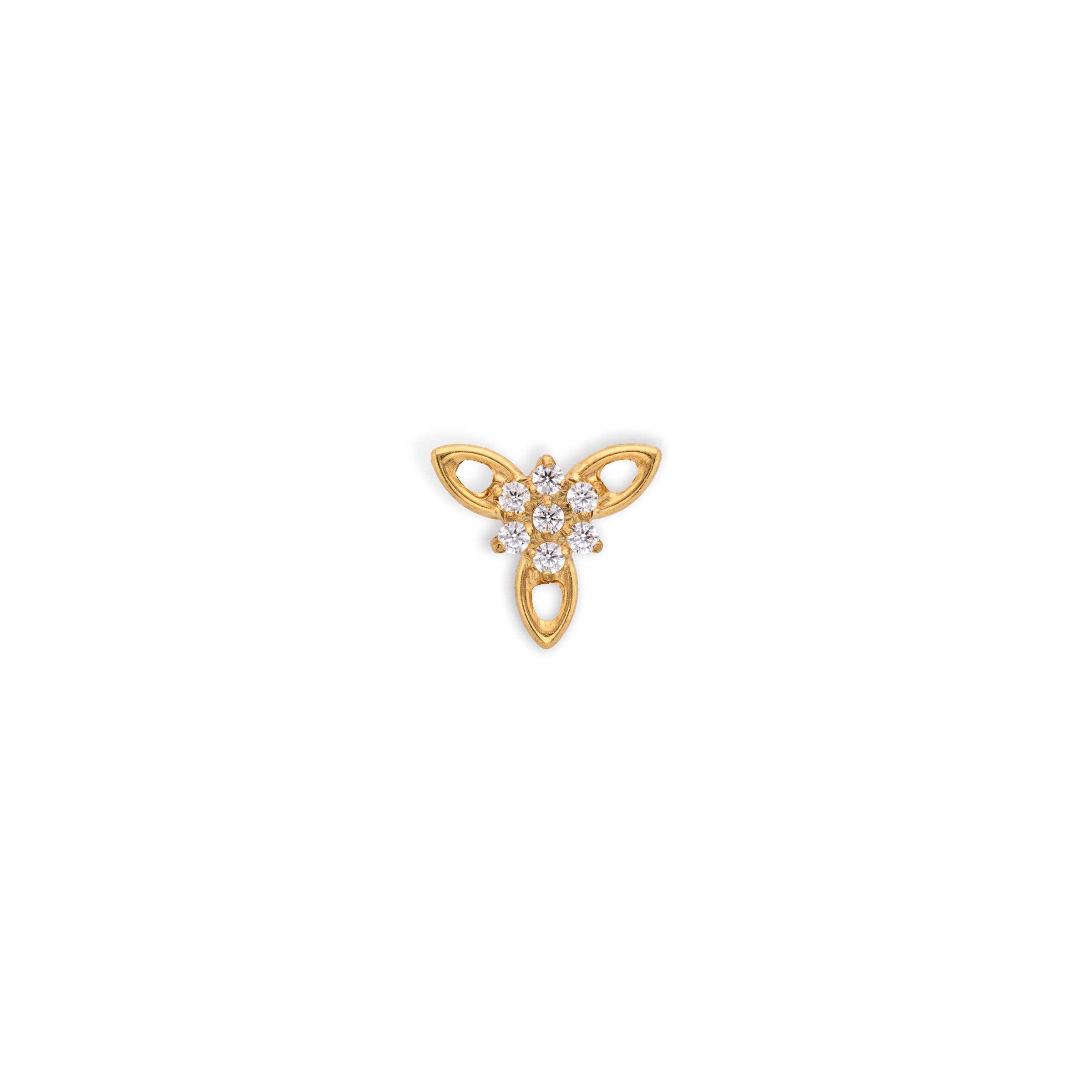 Edelweiss | G23 Titanium Flat Back Stud