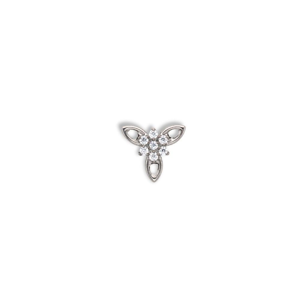 Edelweiss | G23 Titanium Flat Back Stud 16G Gauge