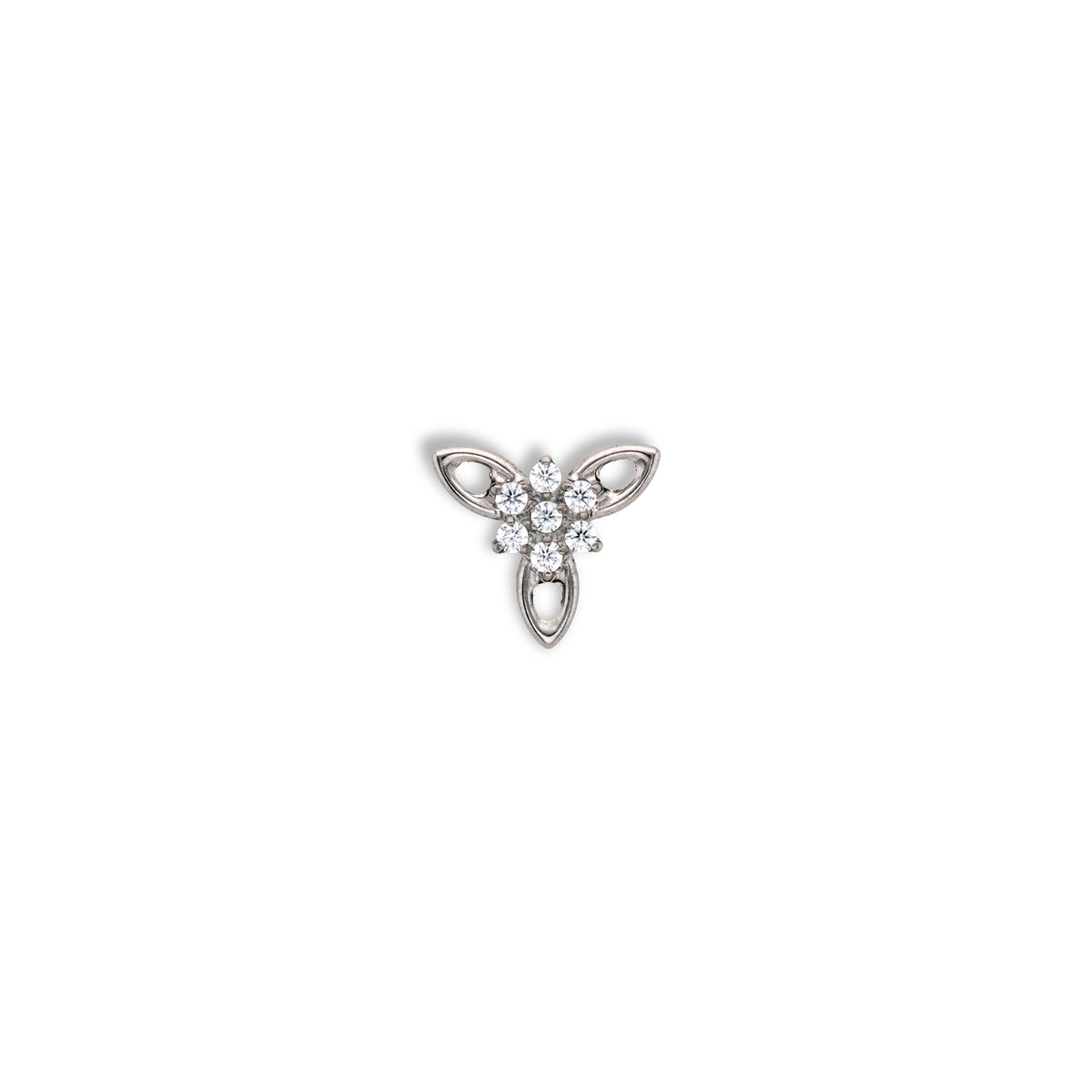 Edelweiss | G23 Titanium Flat Back Stud 16G Gauge