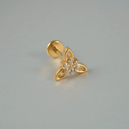 Edelweiss | G23 Titanium Flat Back Stud