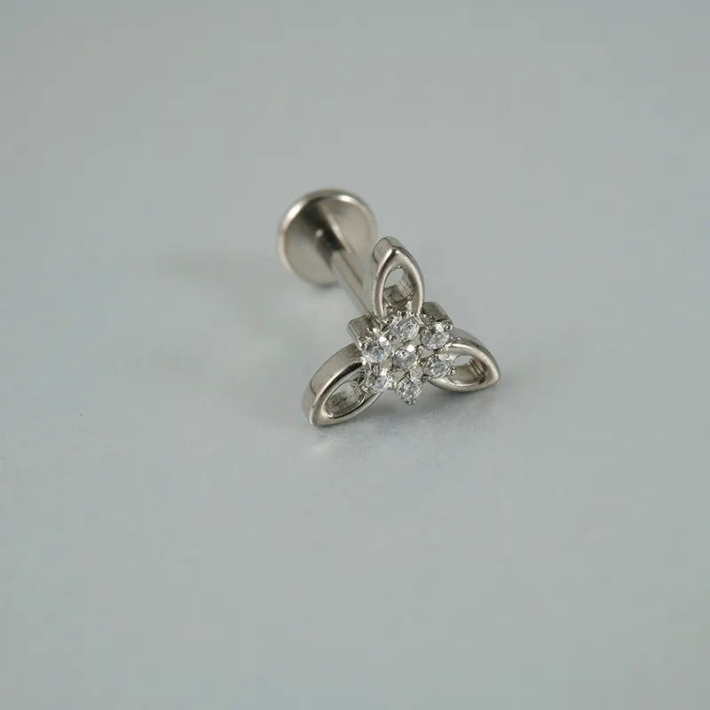 Edelweiss | G23 Titanium Flat Back Stud