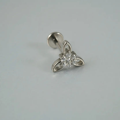 Edelweiss | G23 Titanium Flat Back Stud