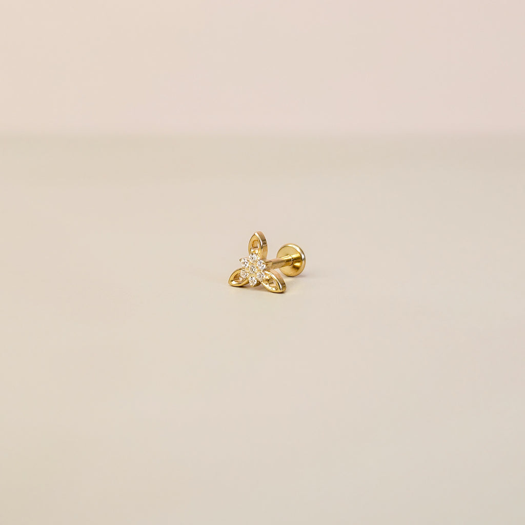 Edelweiss | G23 Titanium Flat Back Stud