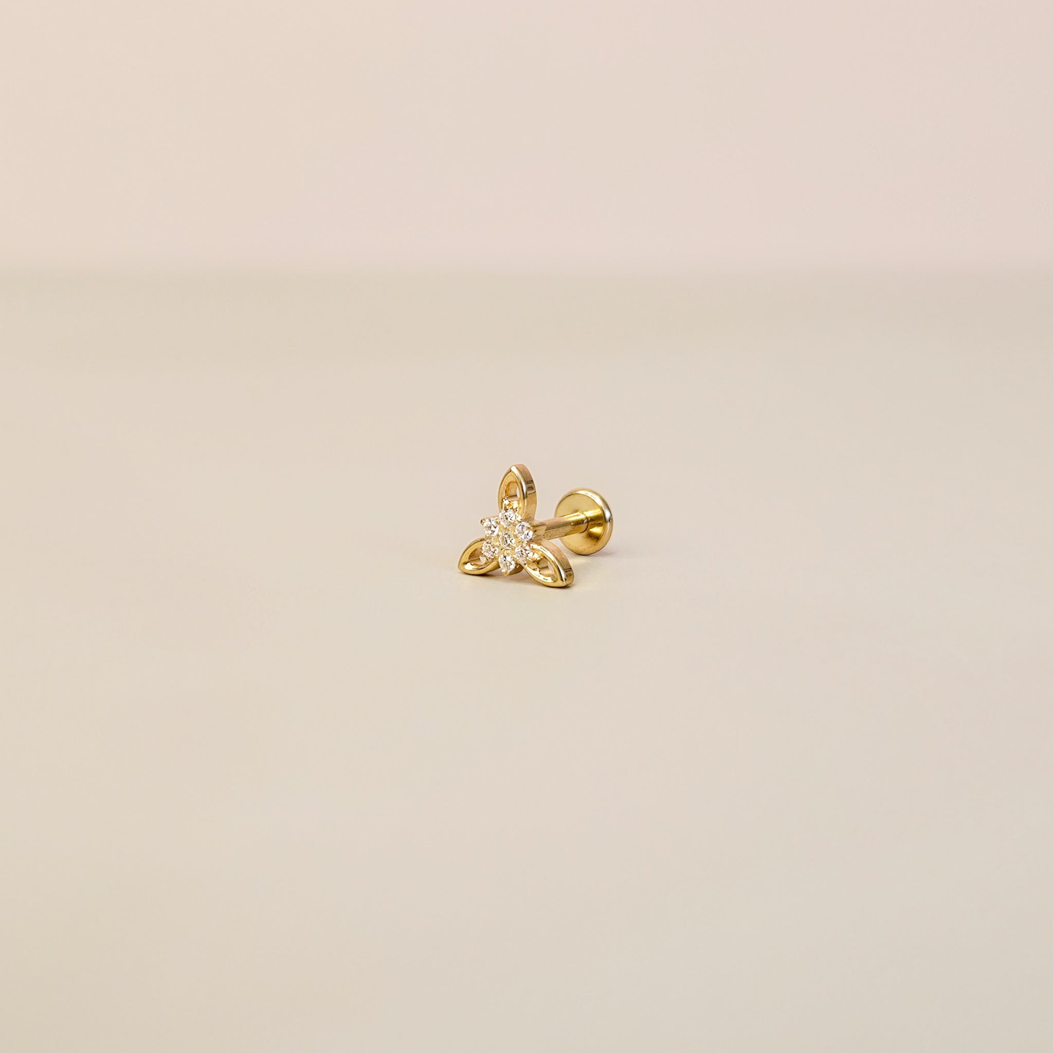Edelweiss | G23 Titanium Flat Back Stud