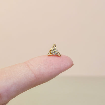 Edelweiss | G23 Titanium Flat Back Stud