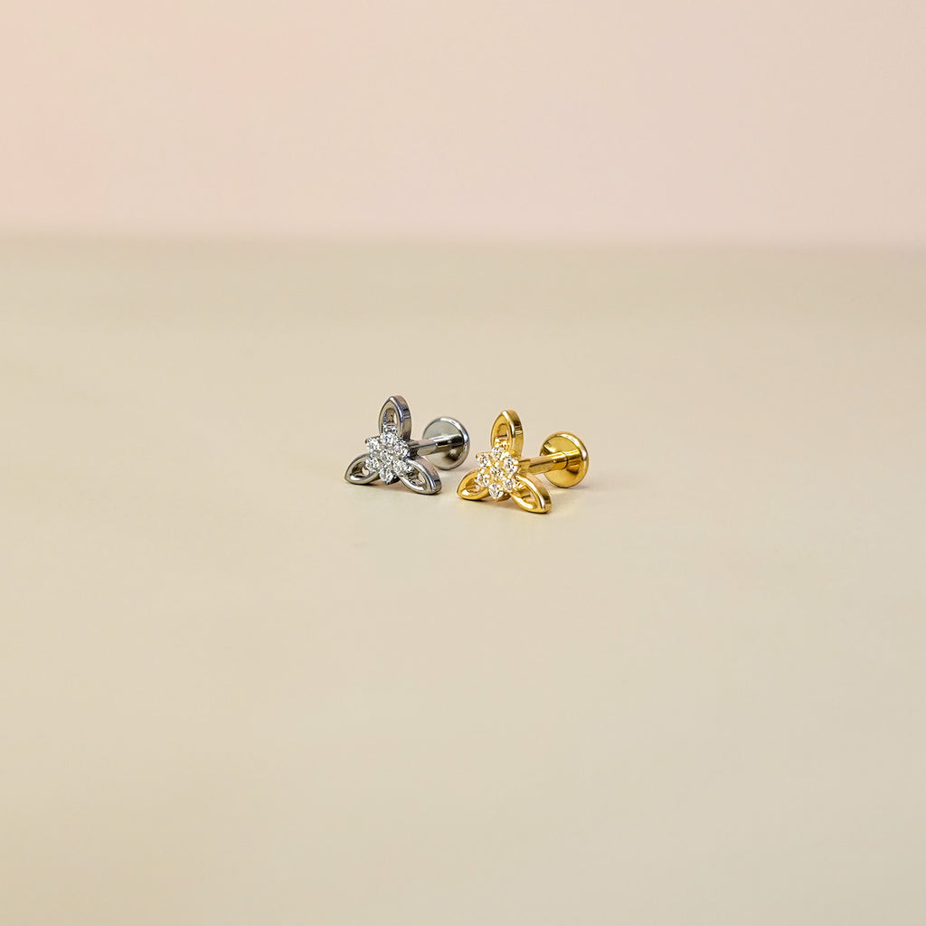 Edelweiss | G23 Titanium Flat Back Stud