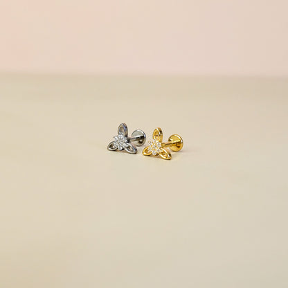 Edelweiss | G23 Titanium Flat Back Stud
