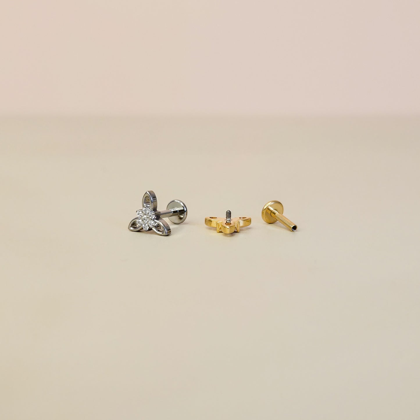 Edelweiss | G23 Titanium Flat Back Stud