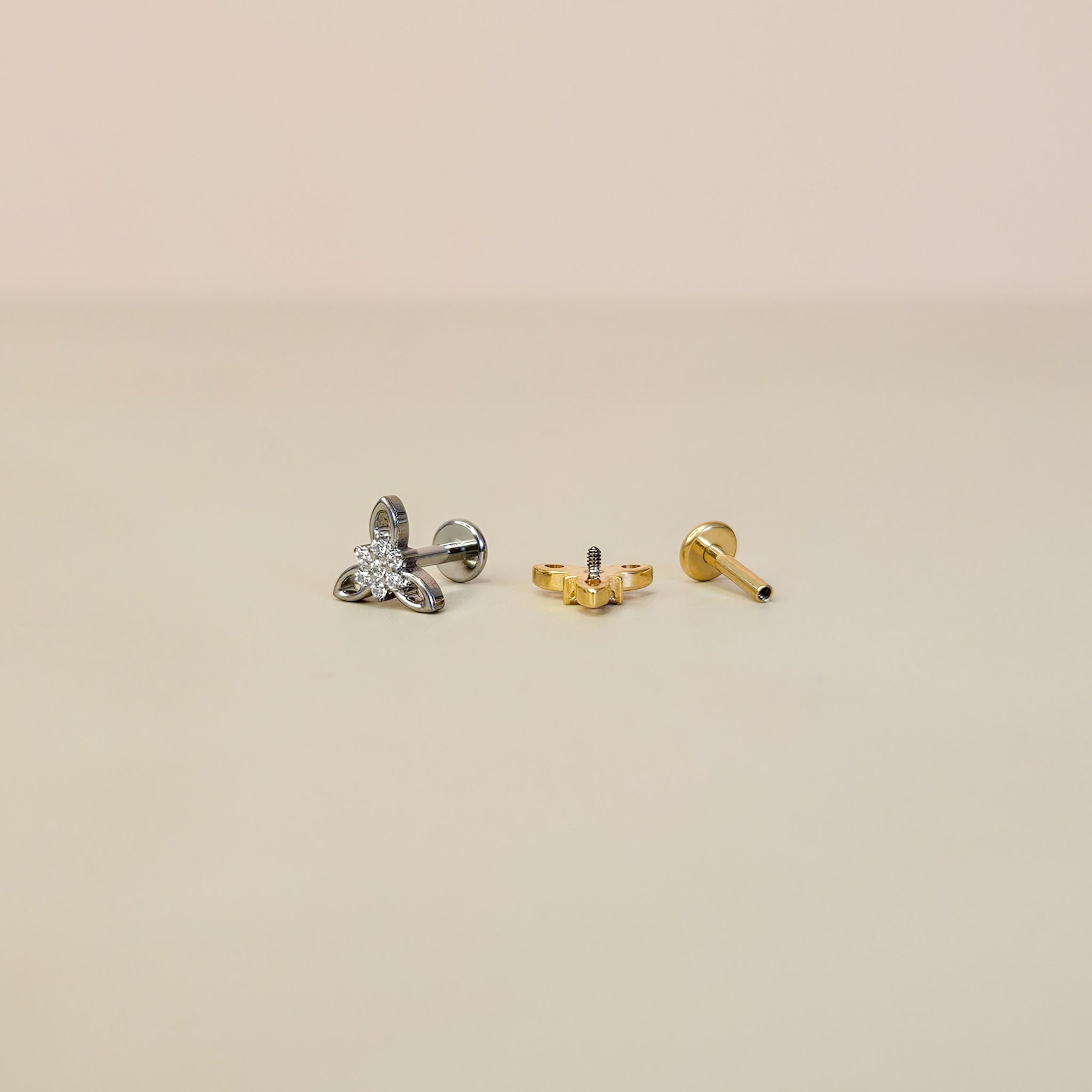 Edelweiss | G23 Titanium Flat Back Stud