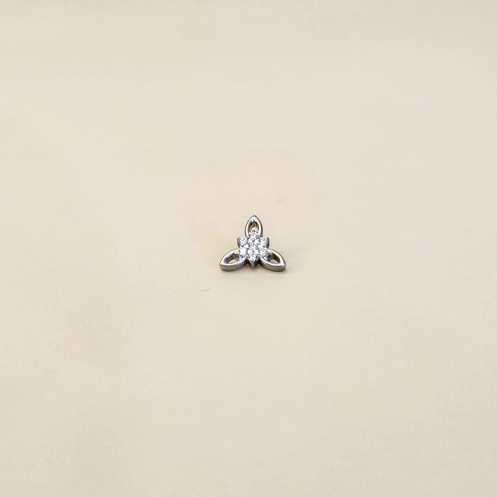 Edelweiss | G23 Titanium Flat Back Stud