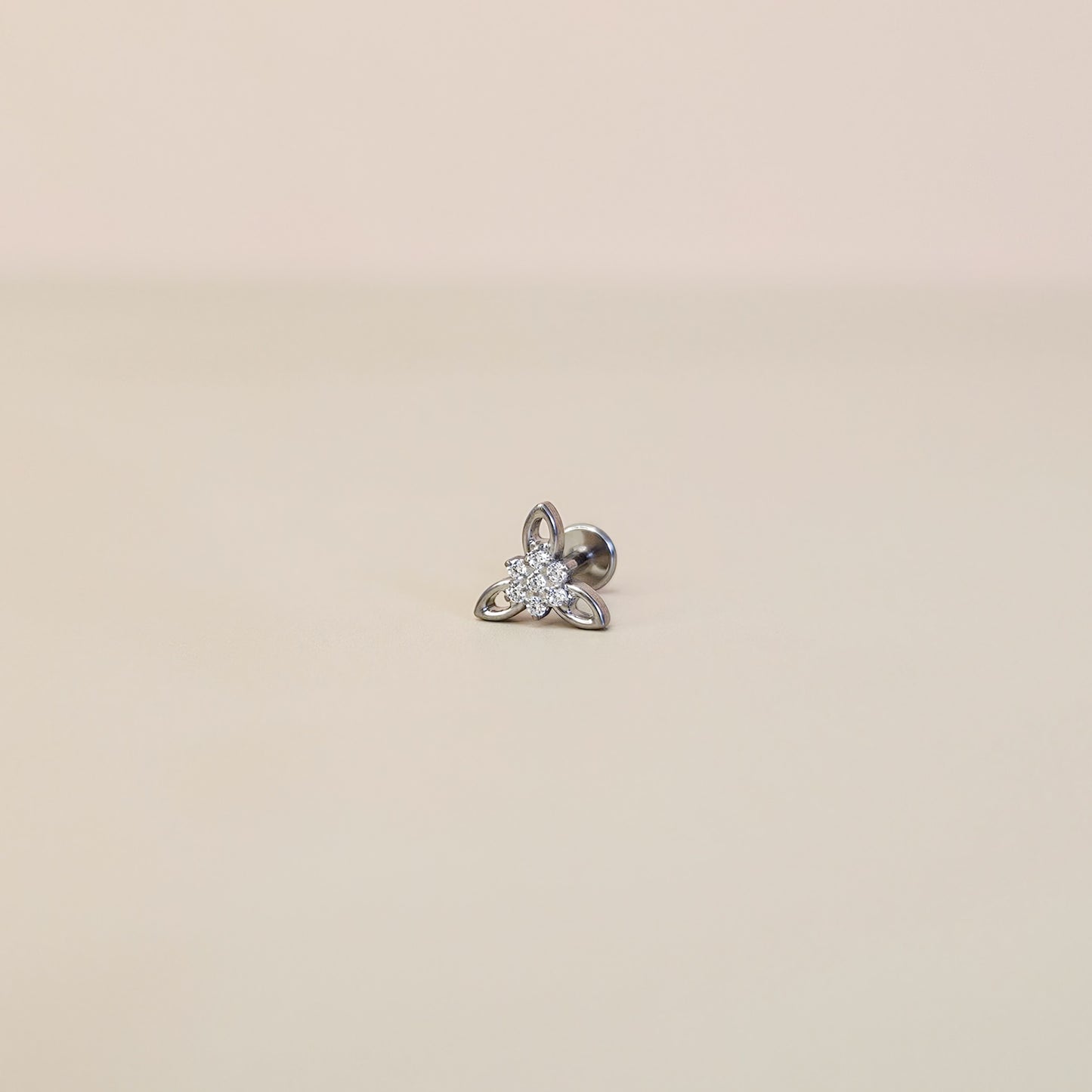 Edelweiss | G23 Titanium Flat Back Stud