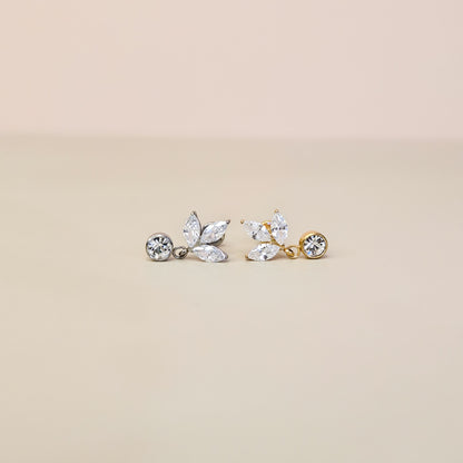 Iris | G23 Titanium Flat Back Stud