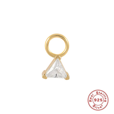 Triangle  | Sterling Silver Earring Charm