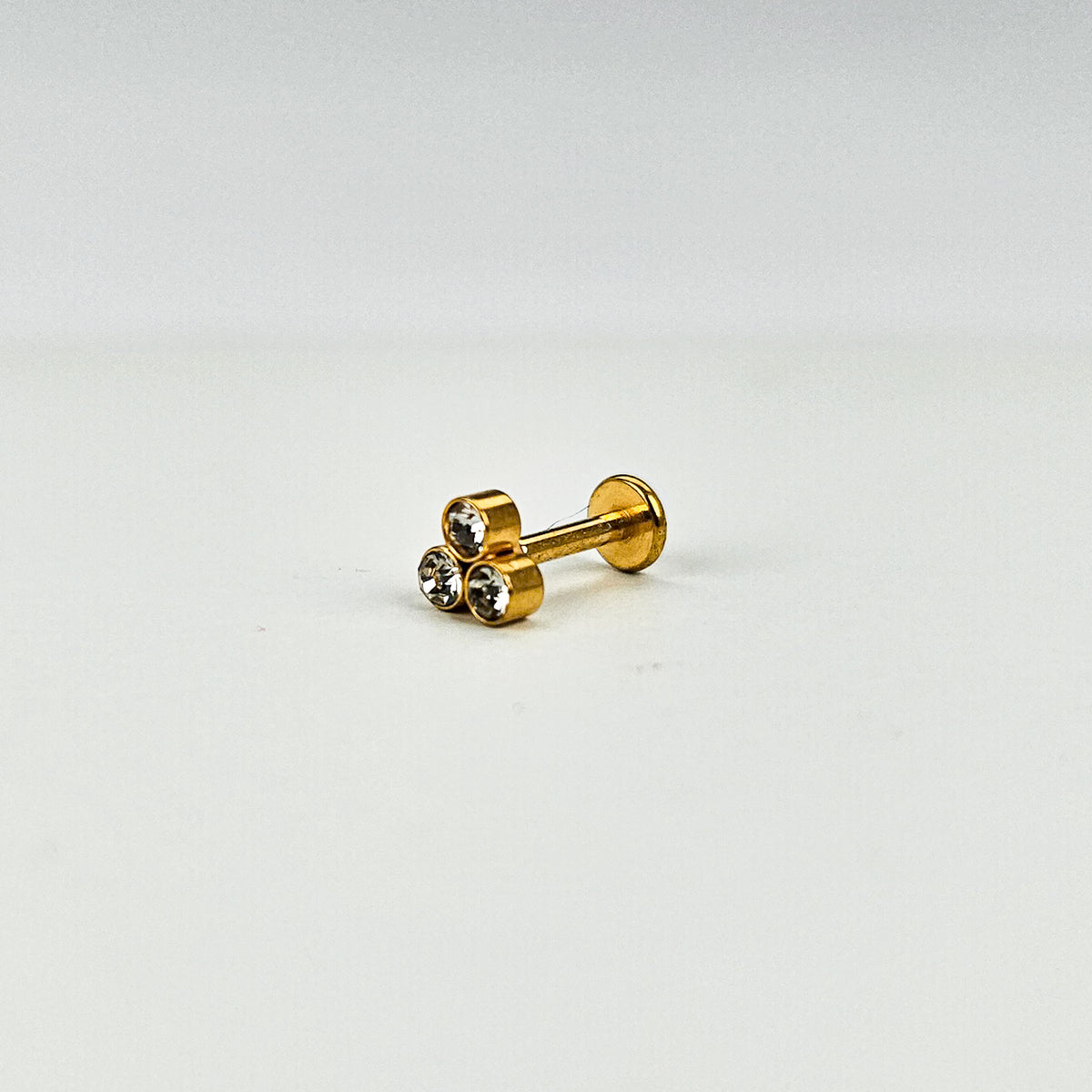 Trinity | Stainless Steel Flat Back Stud 16G Gauge