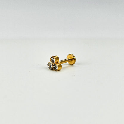 Trinity | Stainless Steel Flat Back Stud