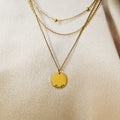 Trio Engraved Necklace
