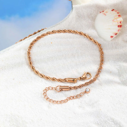 Twisted Chain Anklet