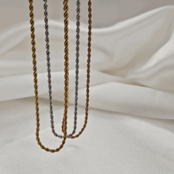 50cm Twisted Chain Necklace
