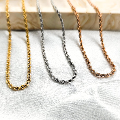 50cm Twisted Chain Necklace