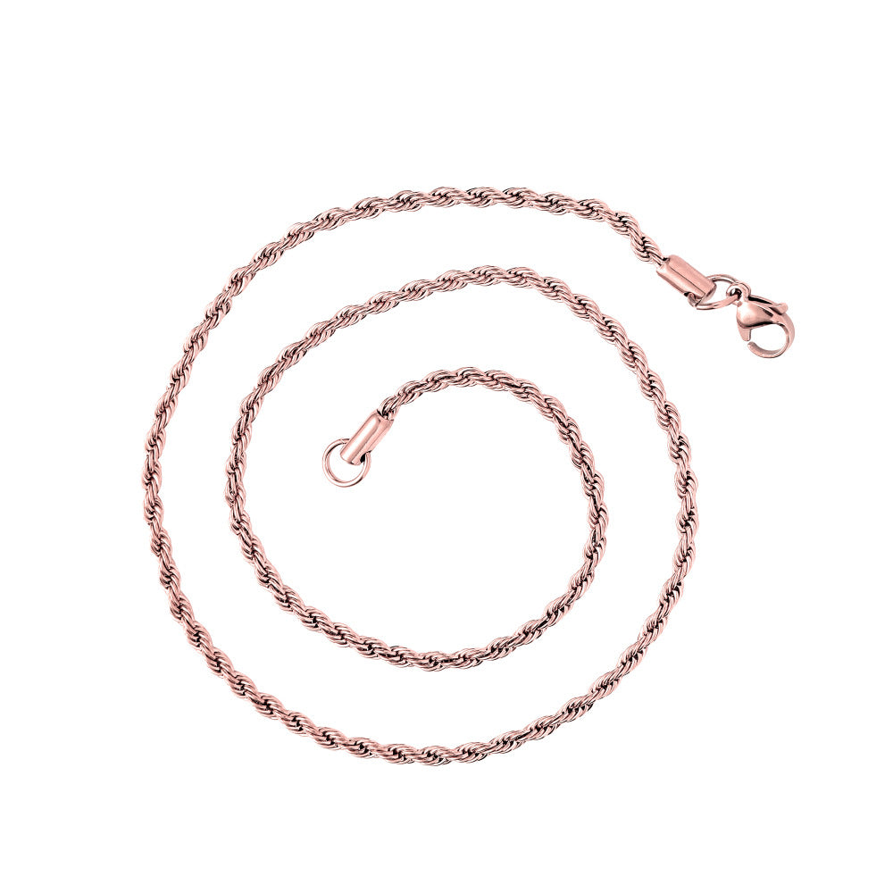 45cm Twisted Chain Necklace