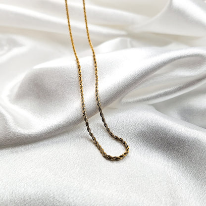 60cm Twisted Chain Necklace
