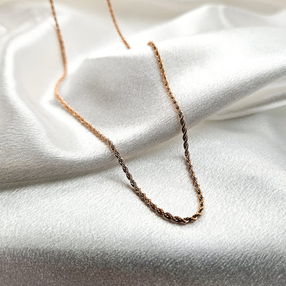 60cm Twisted Chain Necklace