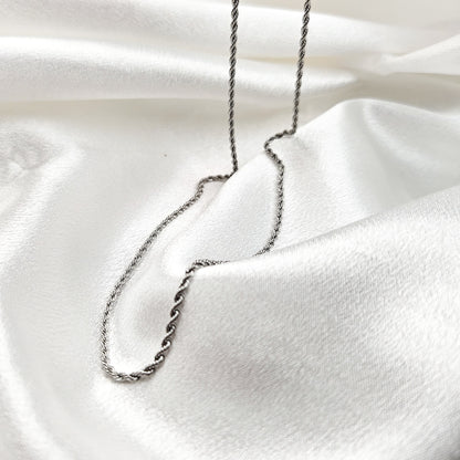 60cm Twisted Chain Necklace