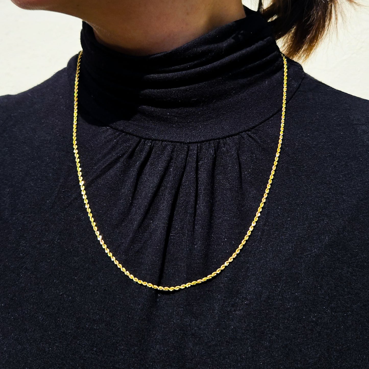 60cm Twisted Chain Necklace