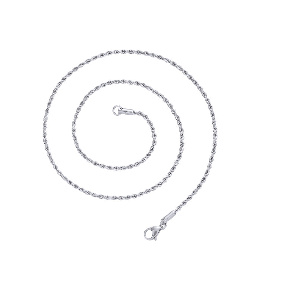 45cm Twisted Chain Necklace