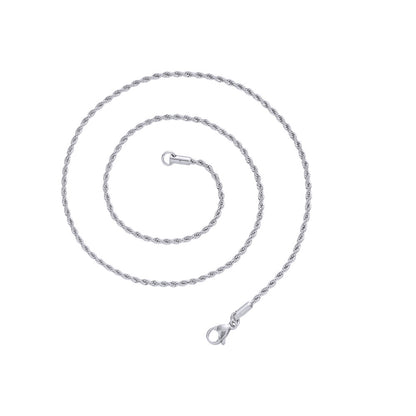 45cm Twisted Chain Necklace