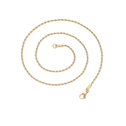 45cm Twisted Chain Necklace