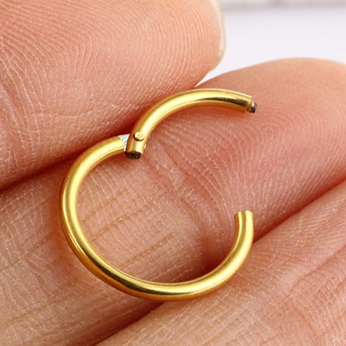1mm | Stainless Steel Seamless Clicker Ring 18G Gauge
