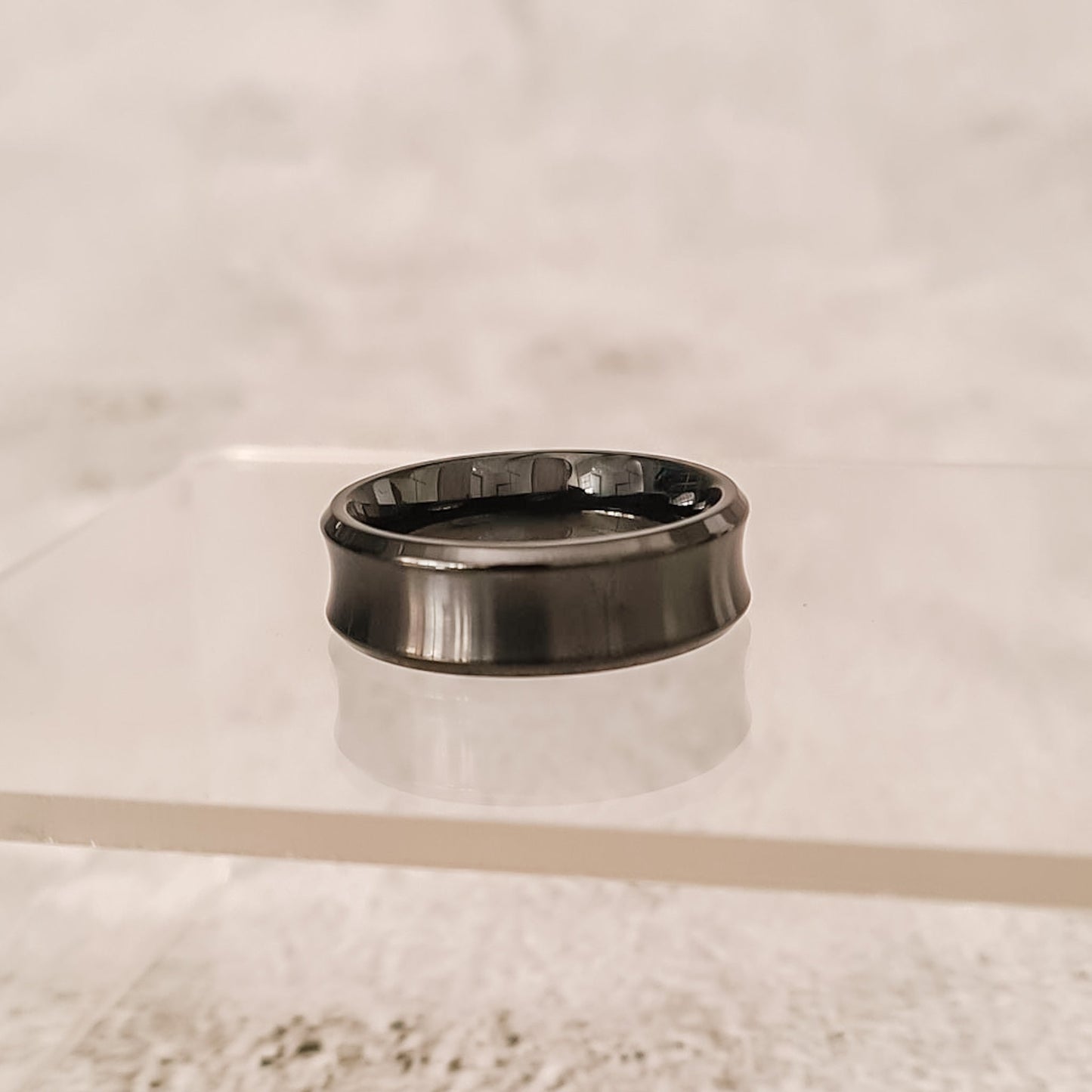 Black Milano Ring for Men