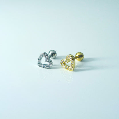 Heart | Screw Ball Stud