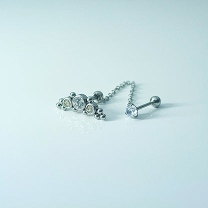 Bouquet | Double Stud and Chain