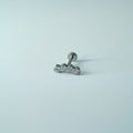 Quatro | G23 Titanium Flat Back Stud