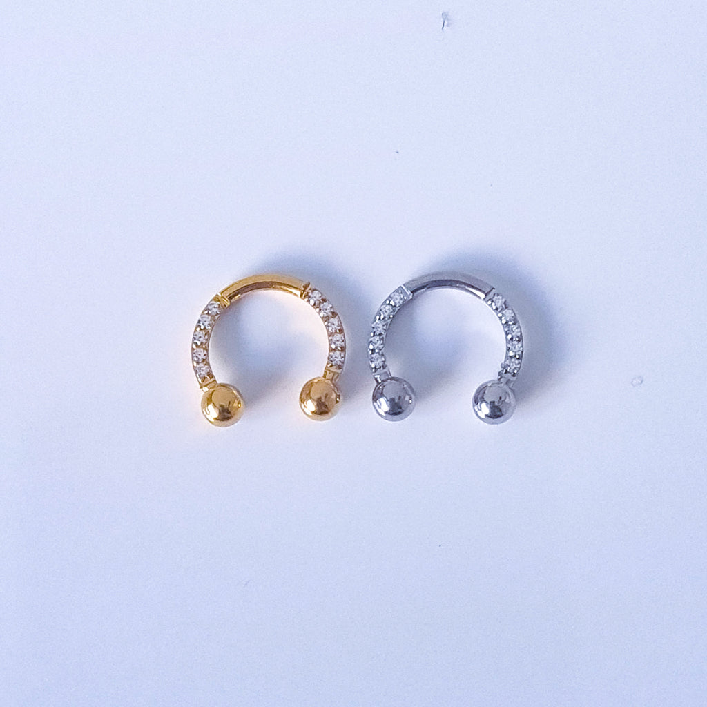 Glitter | Horseshoe Ring (1pc single)