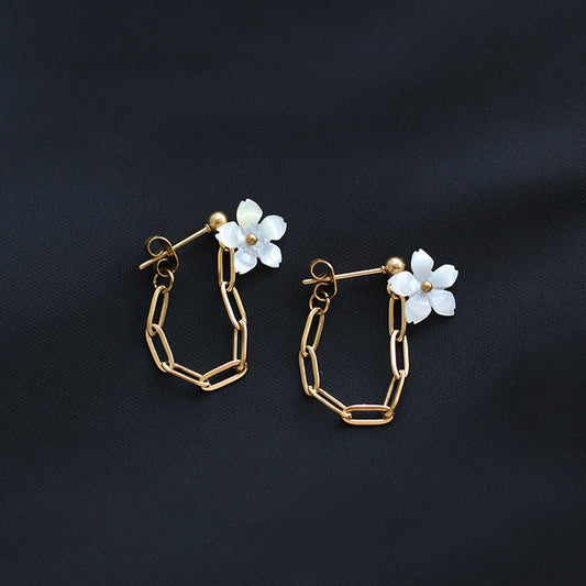 Blossom Chain Studs