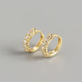 Sofia Hoops in Sterling Silver