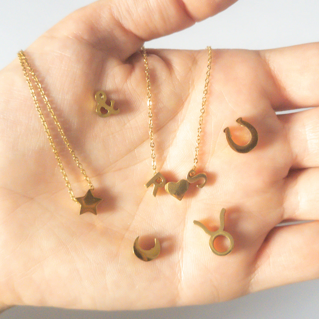 Ampersand Slider Charms