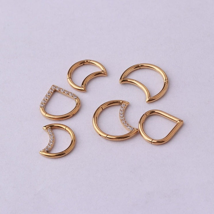 Moon | Seamless Segment Ring (1pc single)