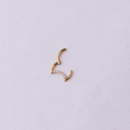 Moon | Seamless Segment Ring (1pc single)