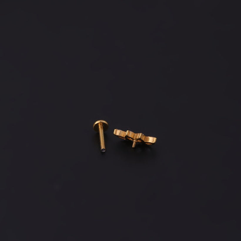 Teardrop | G23 Titanium Flat Back Stud